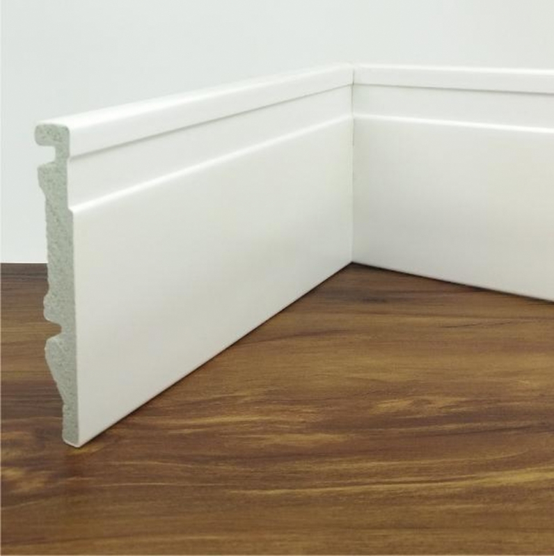 Rodapé Branco Mdf