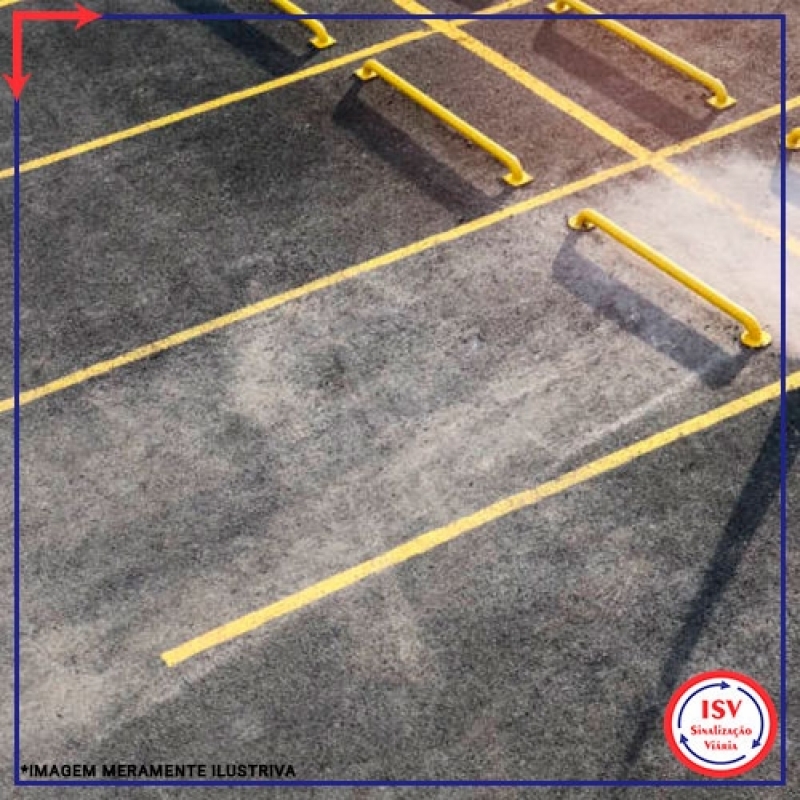 Sinalização em Estacionamento