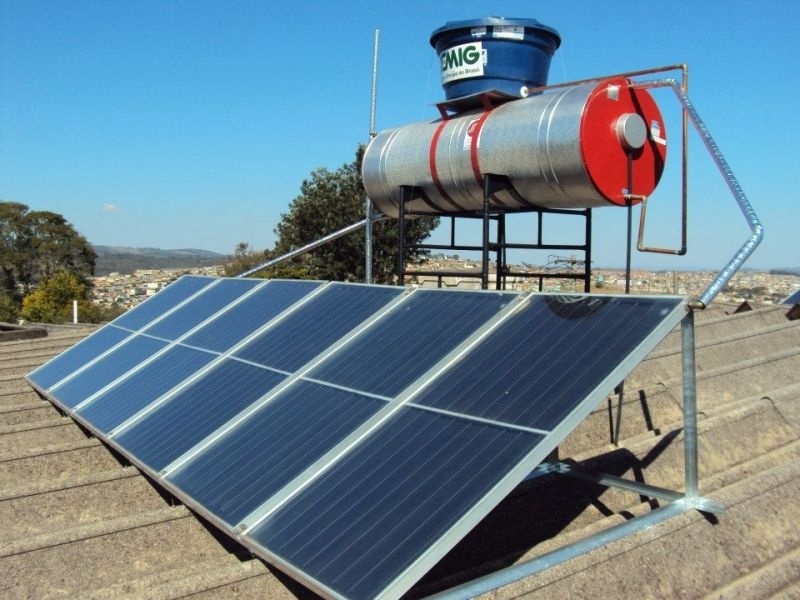 Sistema de Aquecimento Solar para Banho e Cozinha