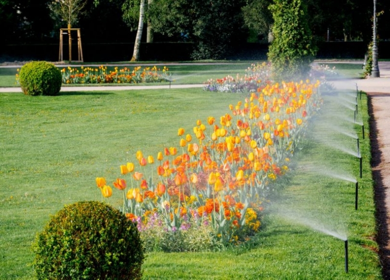 Sistema de Irrigação para Grama