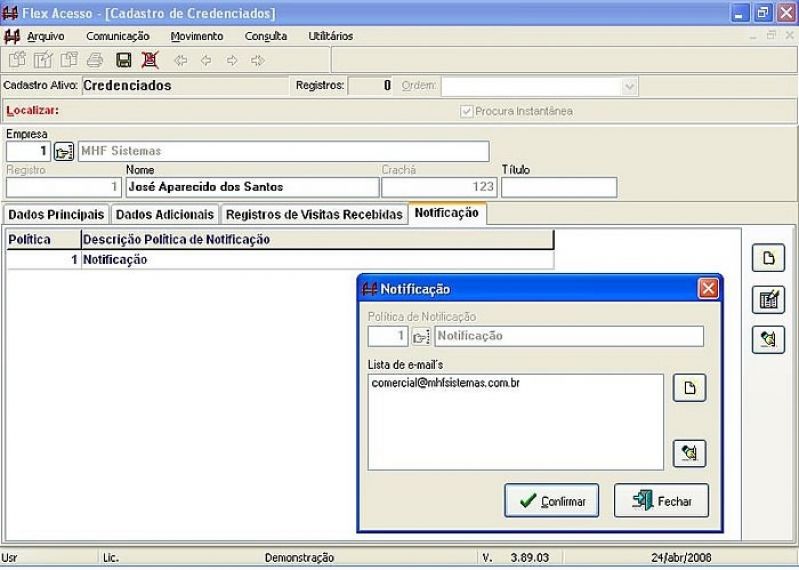 Software para Controle de Acesso