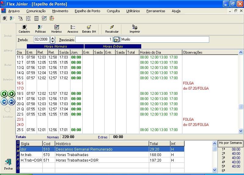 Software para Controle de Ponto