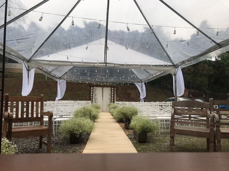 Tenda Cristal para Casamento