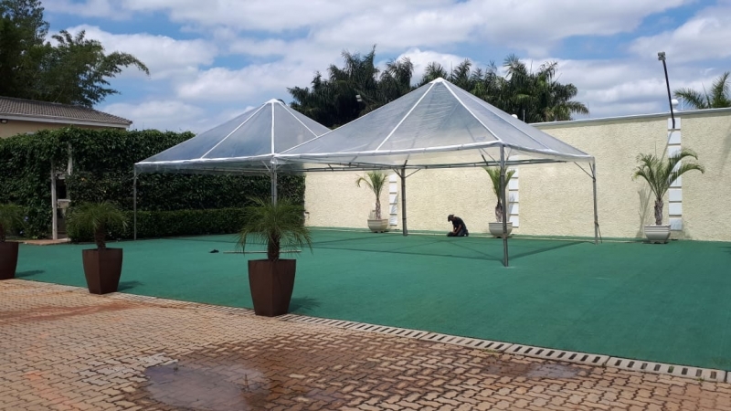 Tenda Cristal para Evento Empresarial