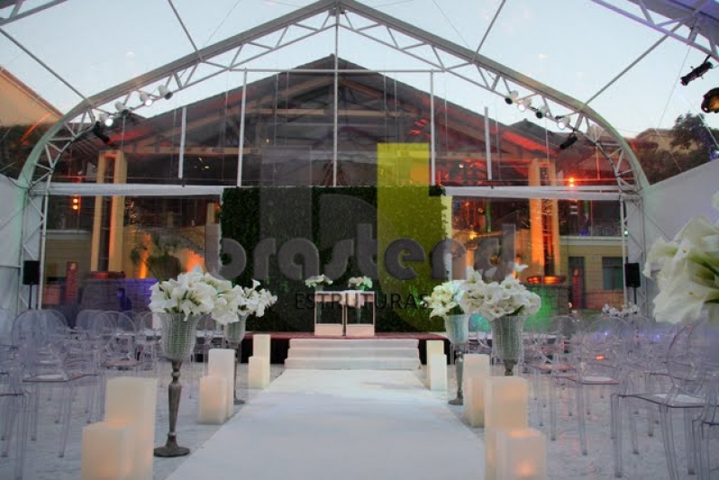 Tenda Transparente Casamento