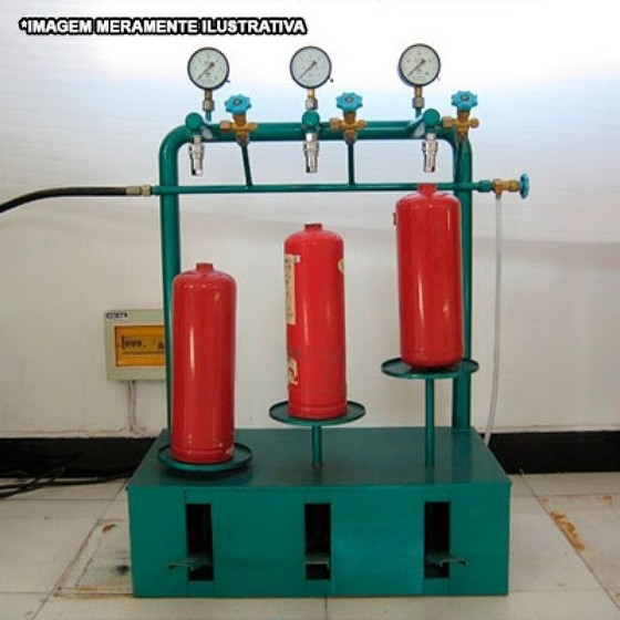 Teste Hidrostático em Extintores