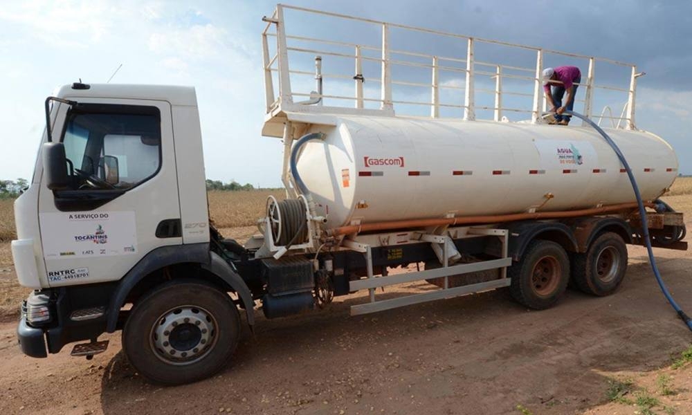 Transporte de água em Sp