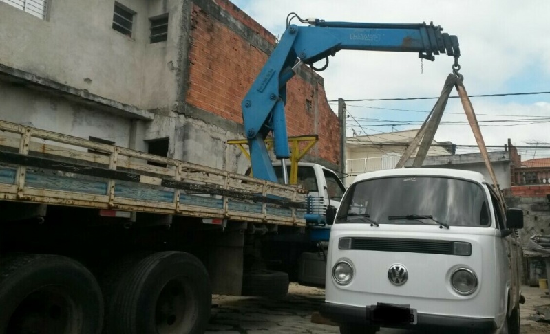 Transporte de Containers com Munck