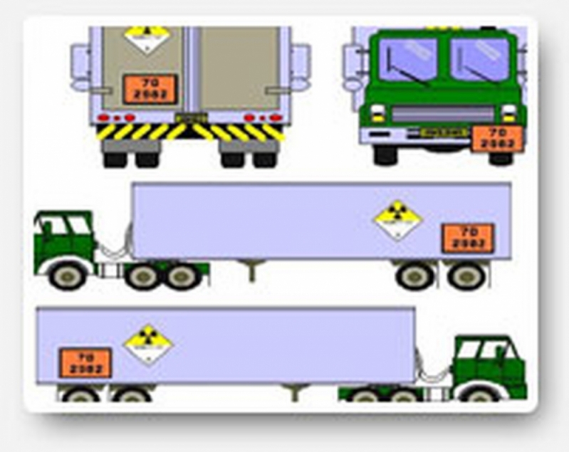 Transporte de Rejeitos Radioativos Descarte