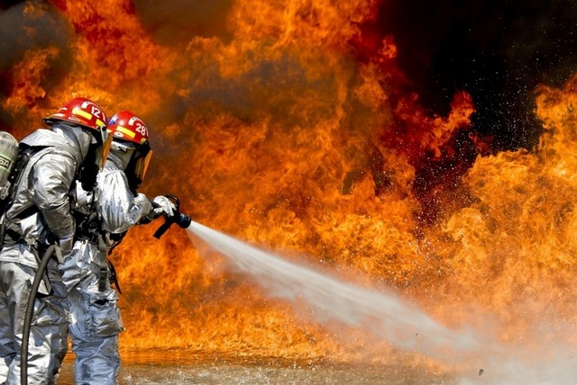 Treinamento de Combate a Incêndio com Extintores