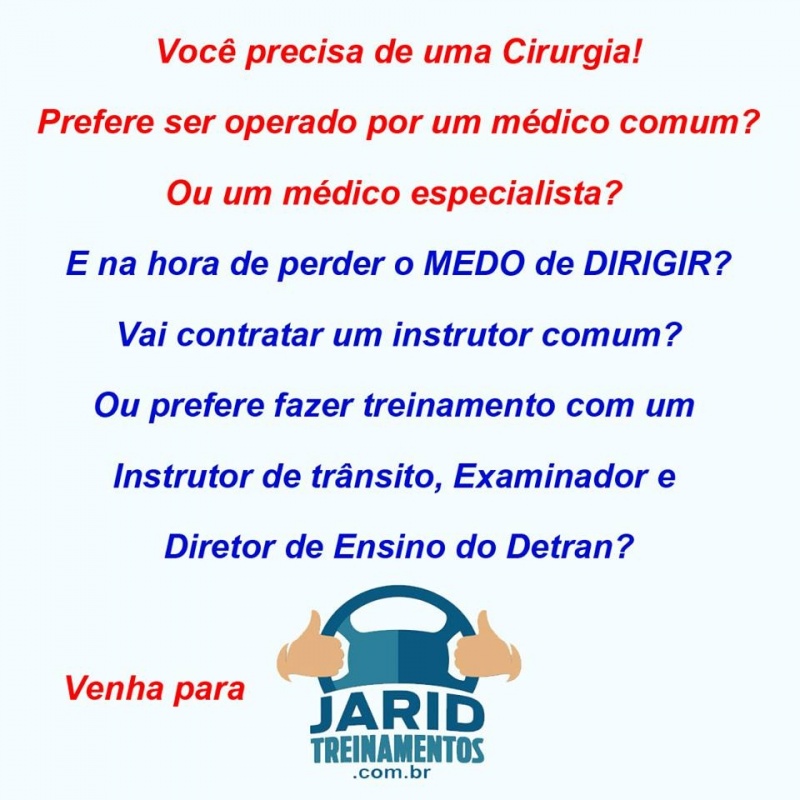 Treino de Direção com Psicólogo para Perder o Medo