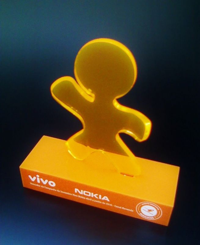 Troféu de Acrílico para Encomenda