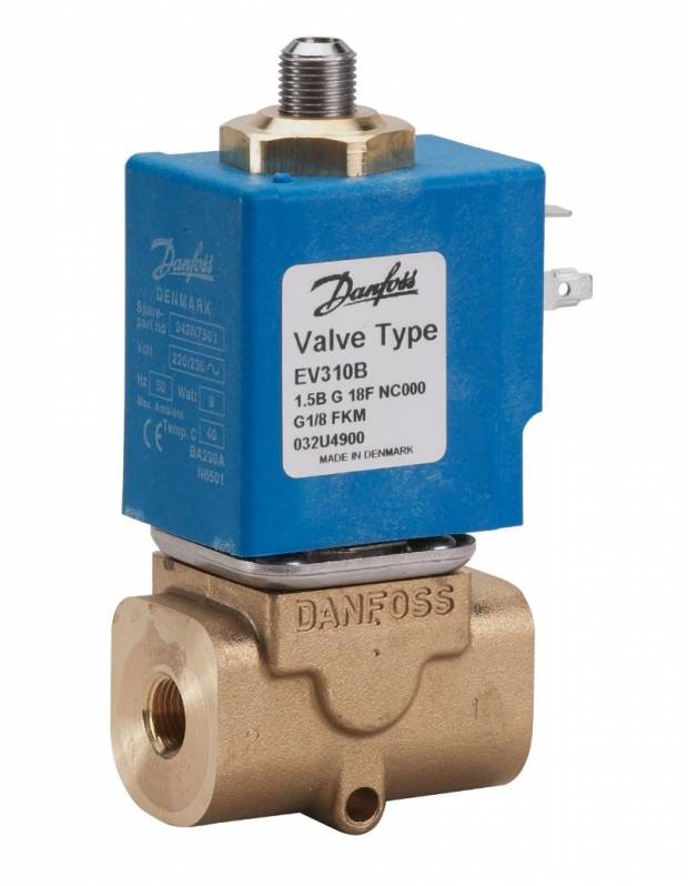 Válvula Solenoide Danfoss para Vapor