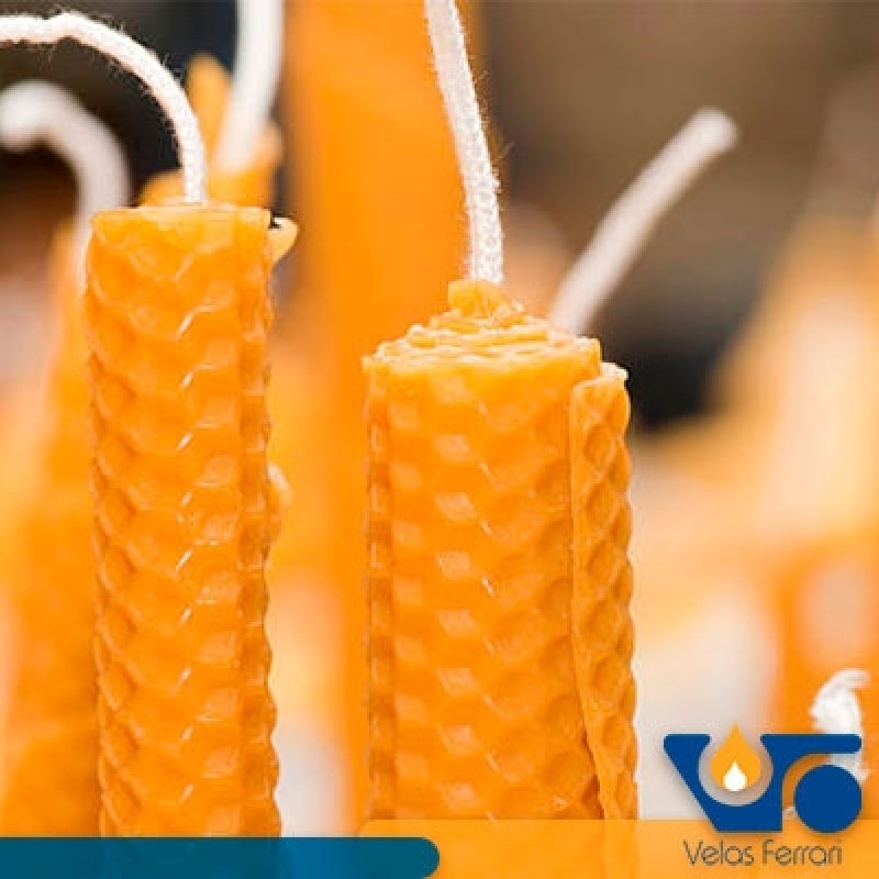 Velas de Cera de Abelha Modelo Fênix