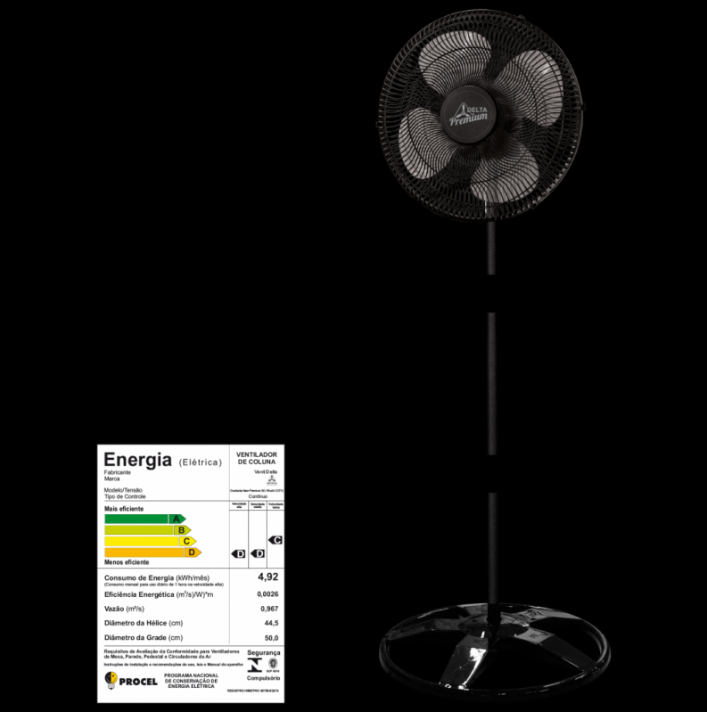 Ventilador de Coluna 60cm na Mooca