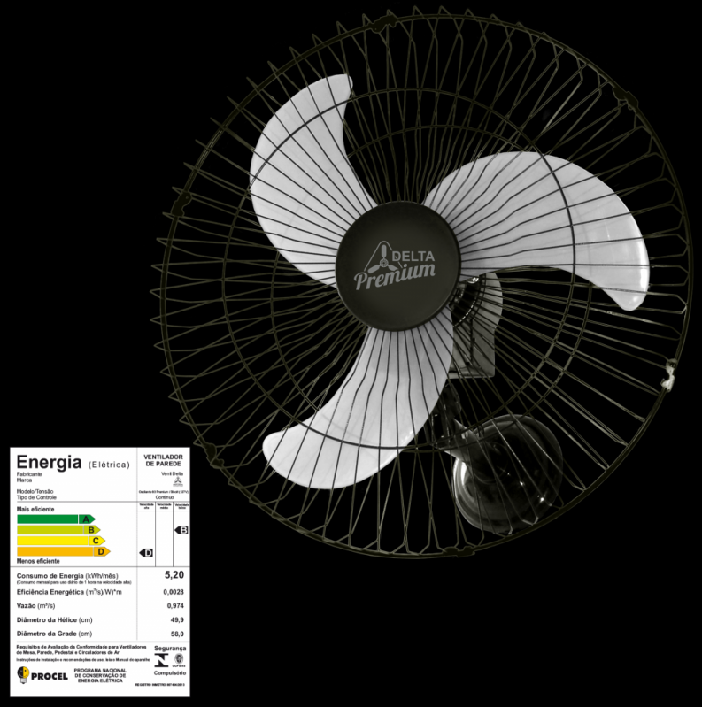 Ventilador de Parede