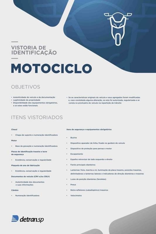 Vistoria Veicular de Moto