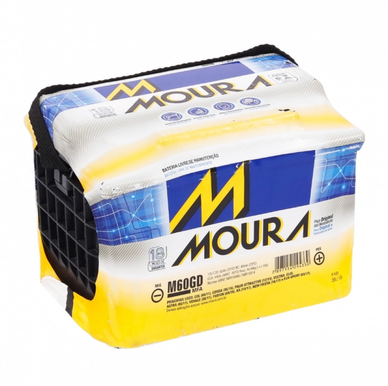 Bateria para Carro Moura