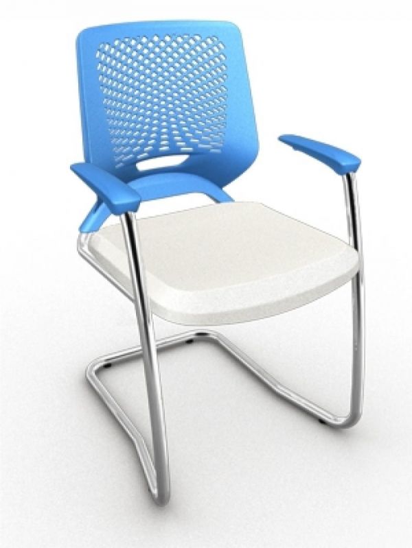 Cadeira para Escritório de Plástico