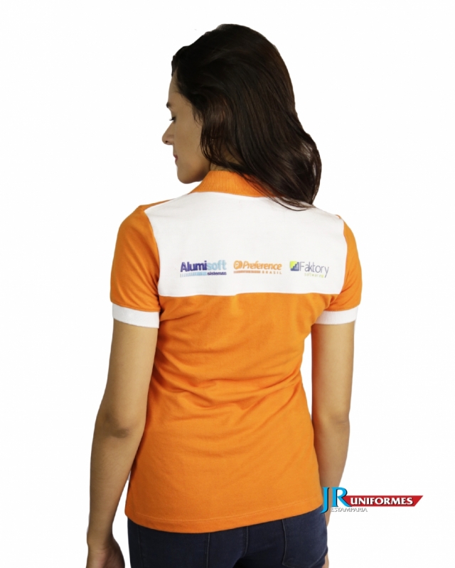 Camisa Polo Feminina para Uniforme