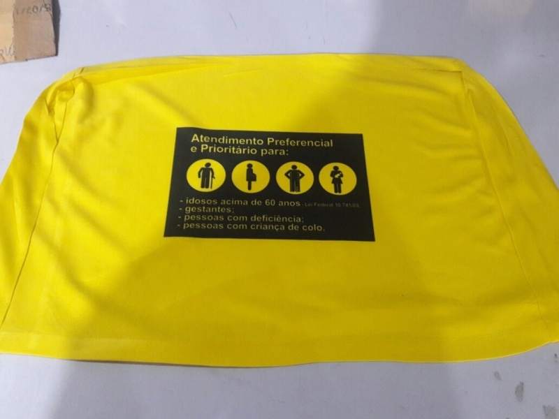 Capa para Encosto de Cadeira de Plástico