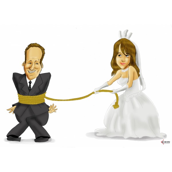 Caricatura de Casamento