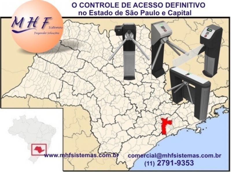 Catraca para Controle de Acesso para Academias