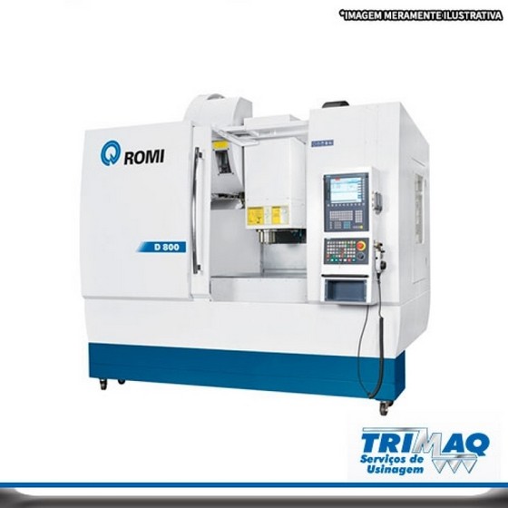 Centro de Usinagem Cnc de 4 Eixos