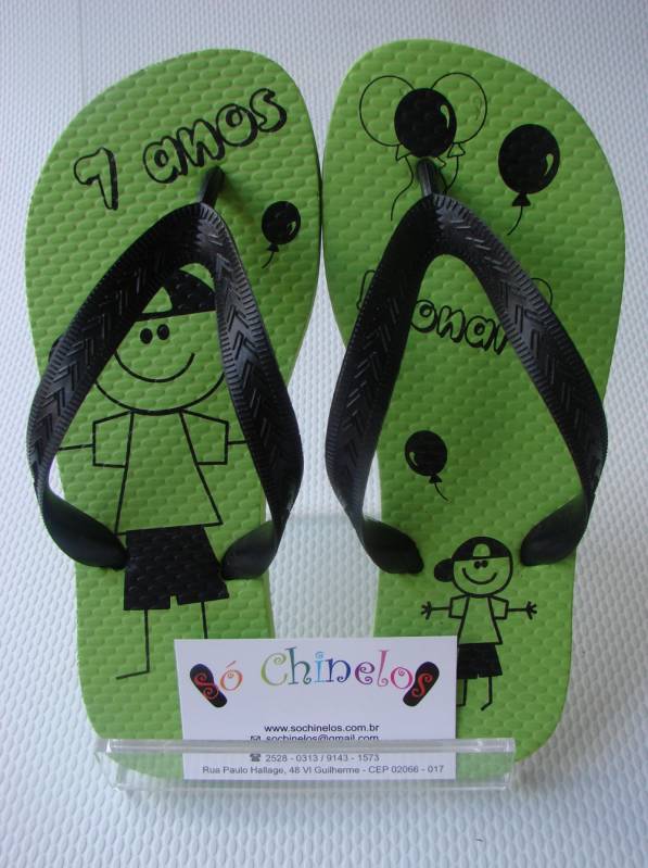 Chinelo Personalizado com Nome