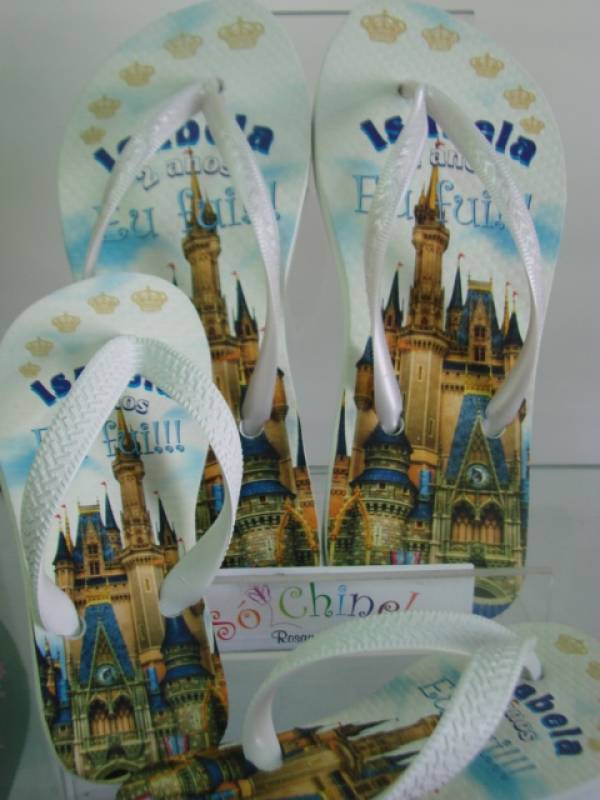 Chinelo Personalizado Infantil