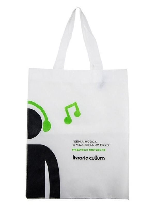 Ecobag Promocional com Logo em Atacado