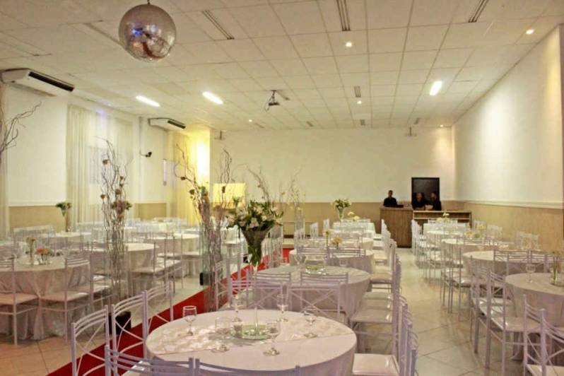 Espaço com Buffet para Festa de Casamento