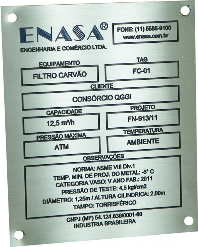Etiquetas Identificação