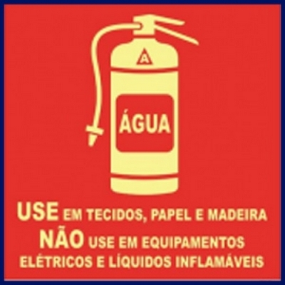 Extintor de Incêndio de água Pressurizada