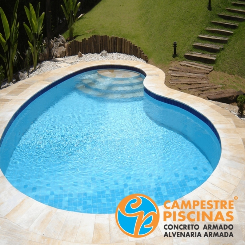 Piscina de Vinil com Borda Infinita