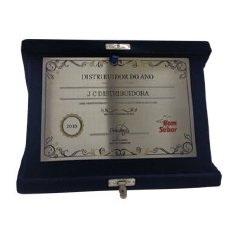 Placa de Homenagem Personalizada