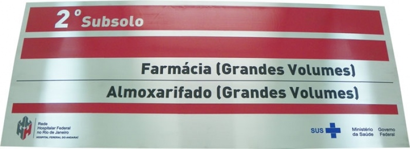 Placa de Sinalização para Construção