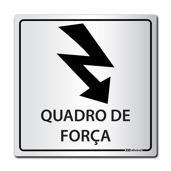 Placas de Sinalização Adesivada