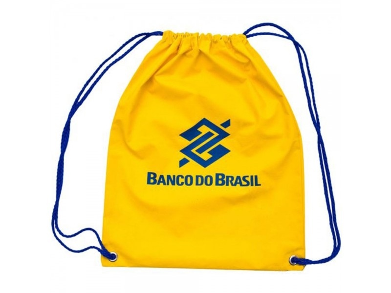 Saco Mochila com Zíper