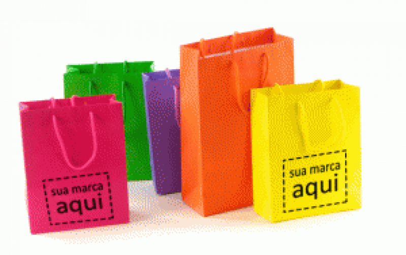 Sacolas de Papel para Loja Infantil