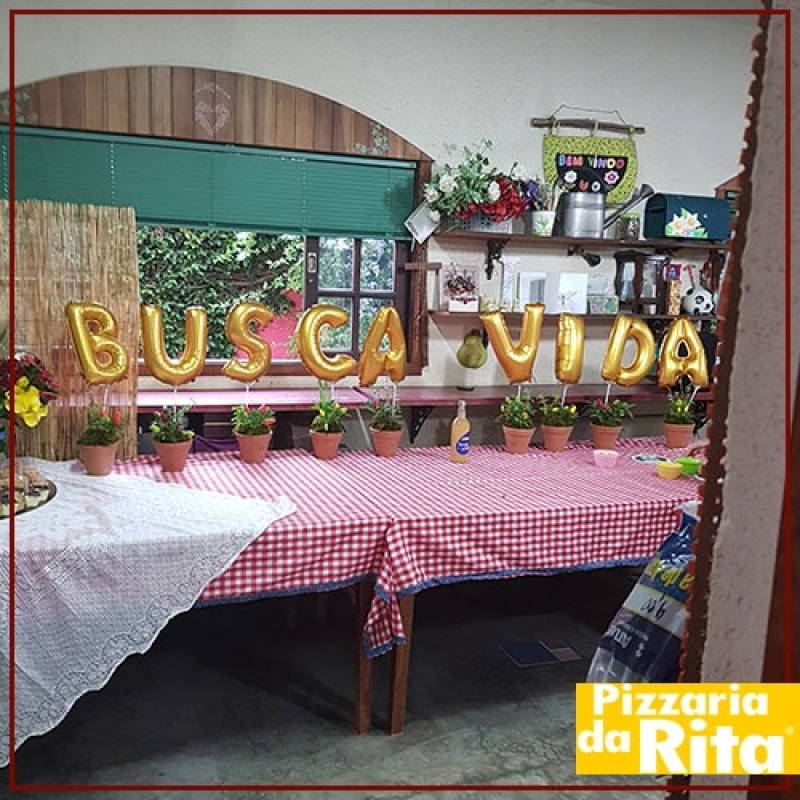 Serviço de Buffet de Pizza para Eventos