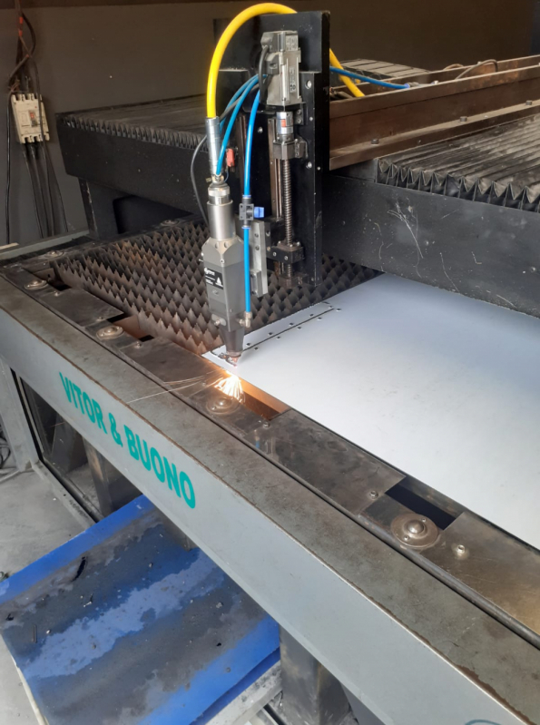 Serviço de Corte a Laser em Aço Inox